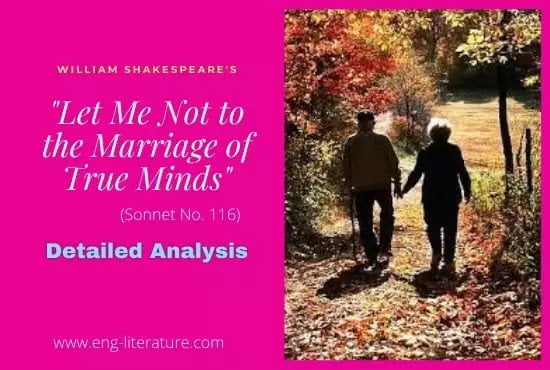 Shakespeare's "Let Me Not to the Marriage of True Minds" Analysis Shakespeare's "Let Me Not to the Marriage of True Minds" Analysis