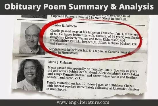 Ramanujan's Obituary Poem Summary and Analysis Ramanujan's Obituary Poem Summary and Analysis