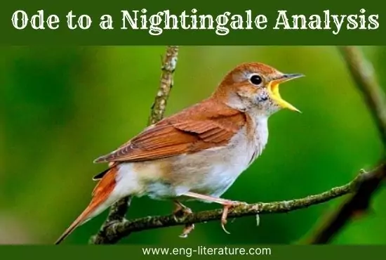 Ode to a Nightingale by John Keats Analysis Ode to a Nightingale by John Keats Analysis