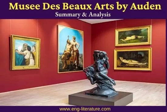 Musee Des Beaux Arts Poem | Summary, Analysis, Line by Line Analysis Musee Des Beaux Arts Poem | Summary, Analysis, Line by Line Analysis